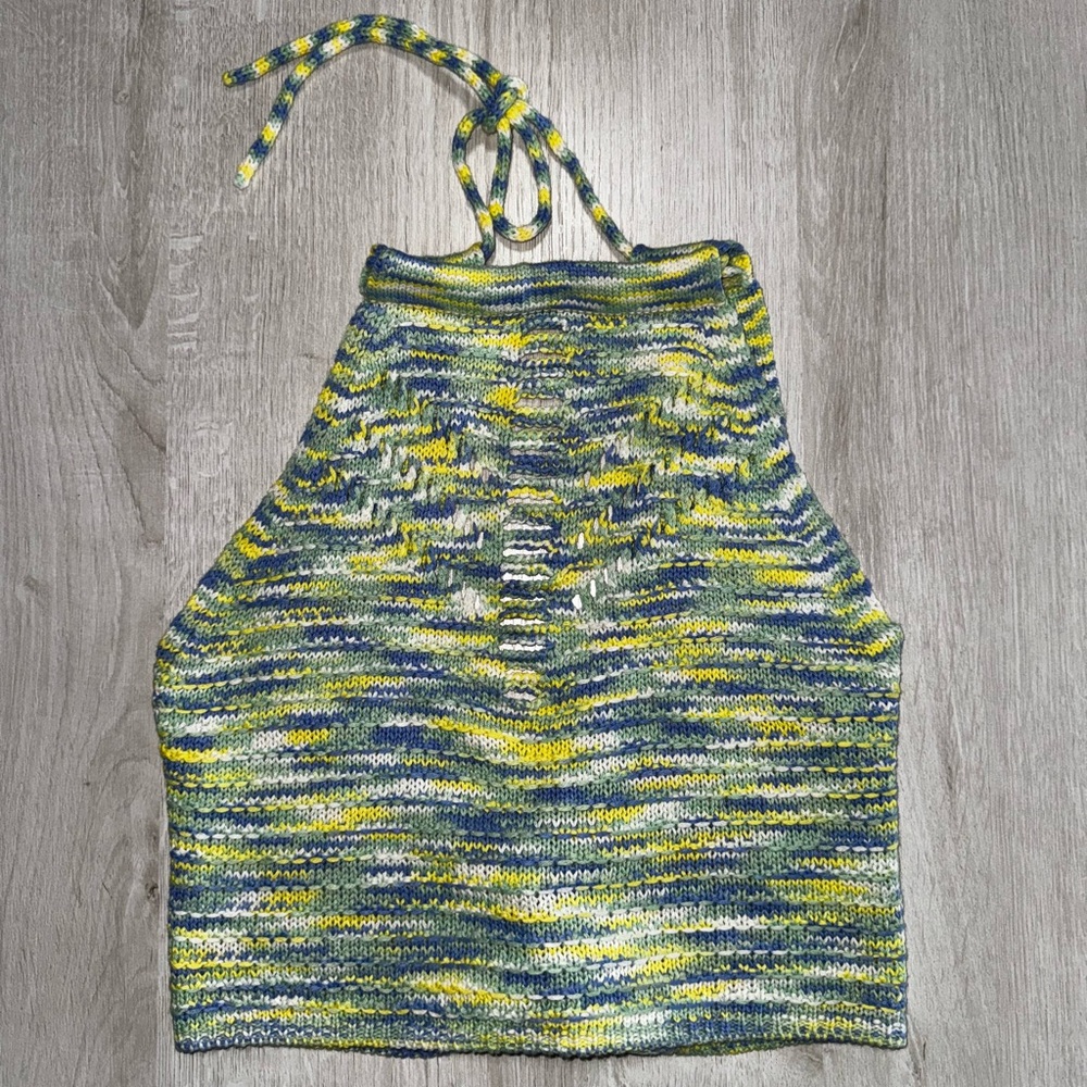 Knitted crop top